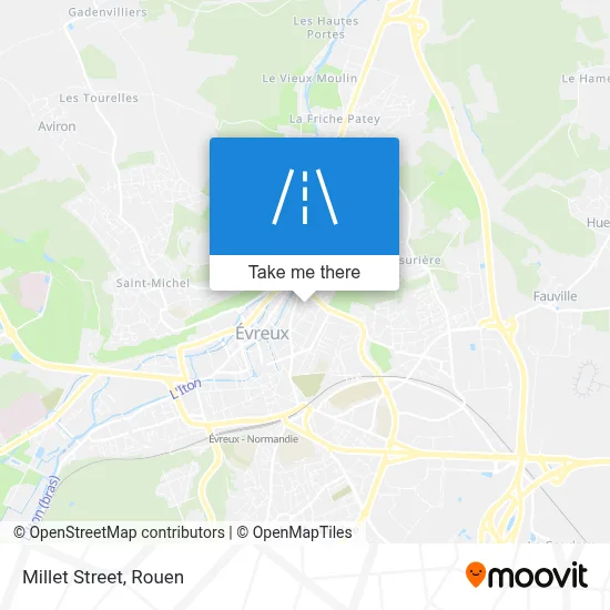 Rue Millet map