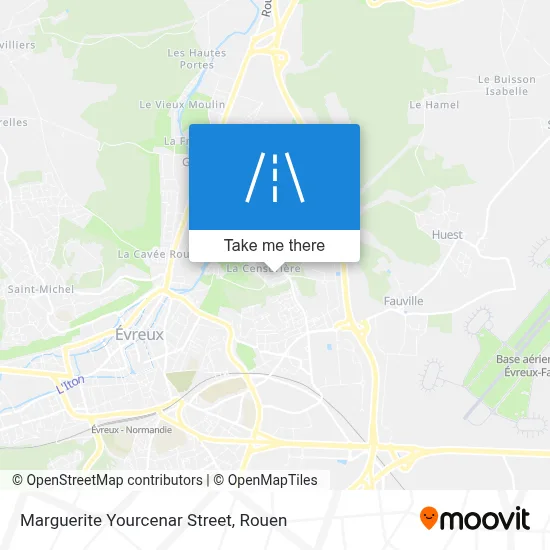 Rue Marguerite Yourcenar map