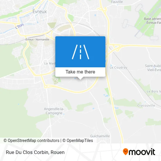 Mapa Rue Du Clos Corbin