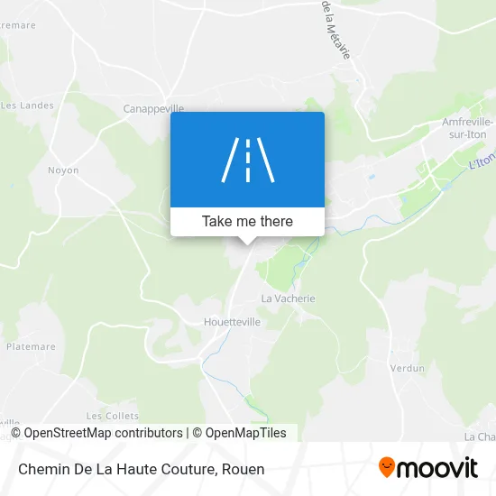 Chemin De La Haute Couture map