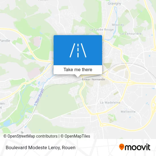 Boulevard Modeste Leroy map