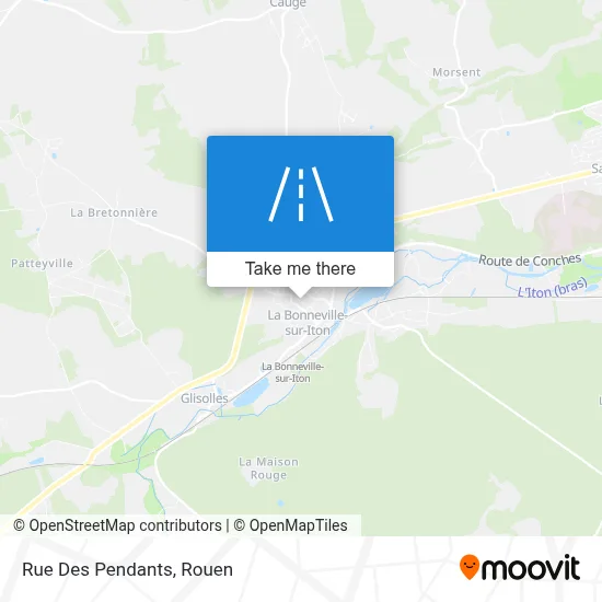 Rue Des Pendants map