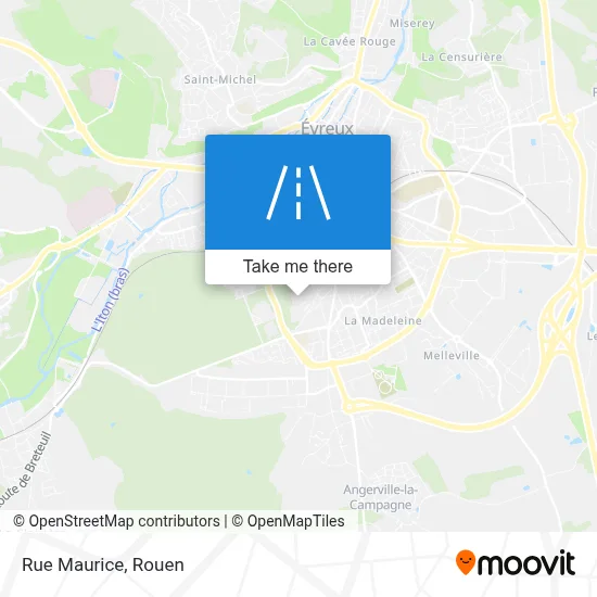 Mapa Rue Maurice