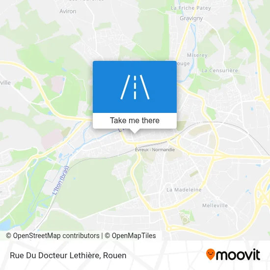 Mapa Rue Du Docteur Lethière