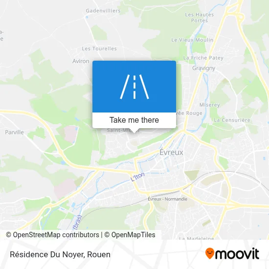 Résidence Du Noyer map