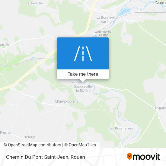 Chemin Du Pont Saint-Jean map