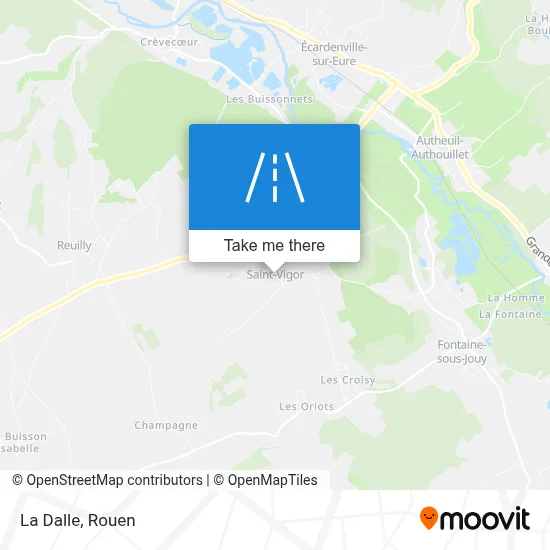 La Dalle map