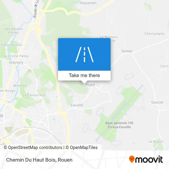 Chemin Du Haut Bois map