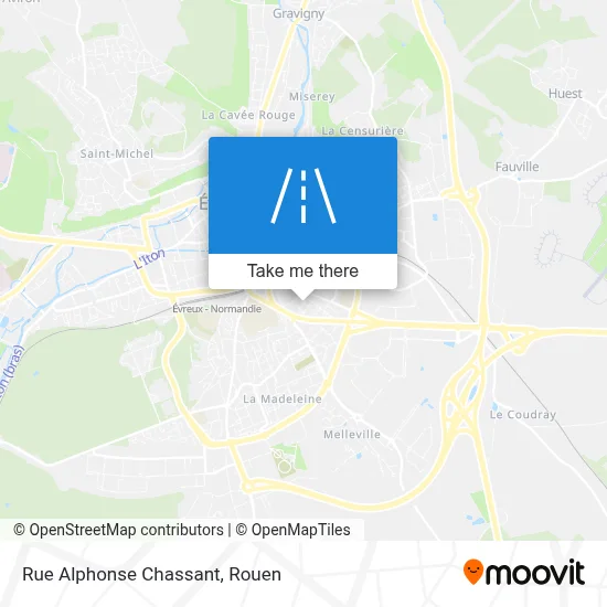 Rue Alphonse Chassant map