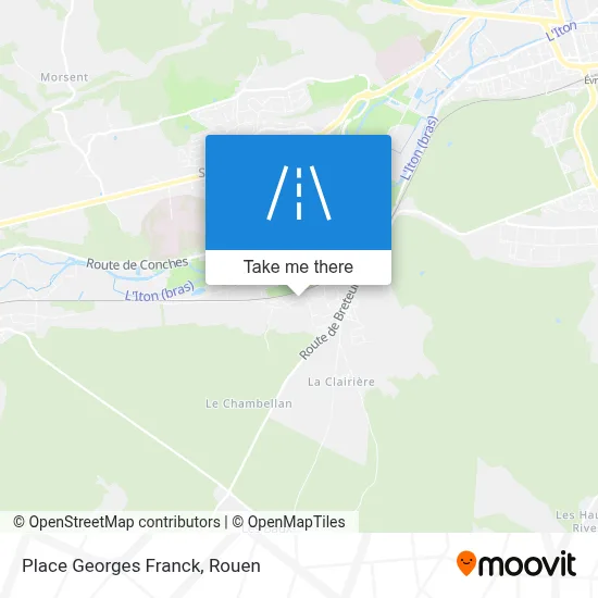 Place Georges Franck map