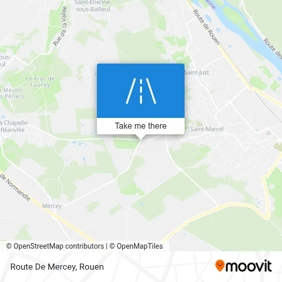 Mapa Route De Mercey