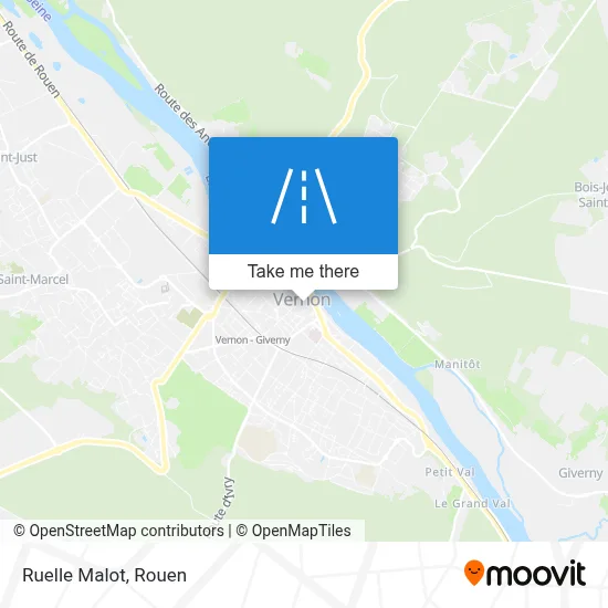 Mapa Ruelle Malot