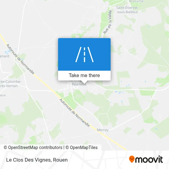 Le Clos Des Vignes map