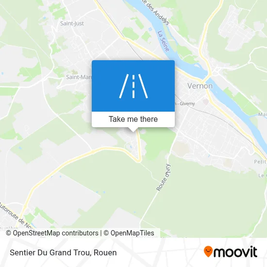 Sentier Du Grand Trou map