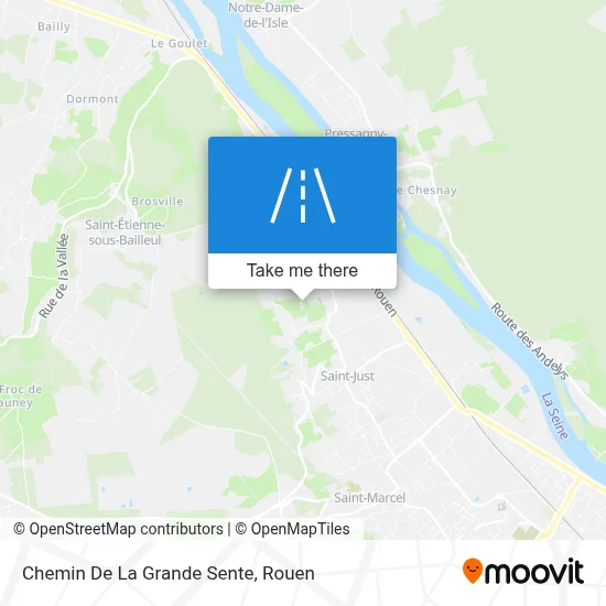 Chemin De La Grande Sente map