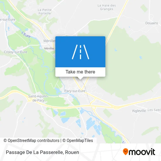 Passage De La Passerelle map