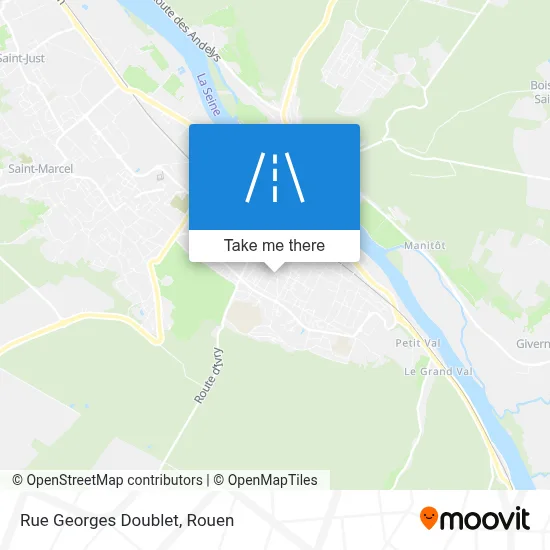 Rue Georges Doublet map