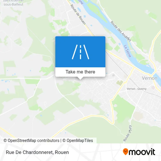Rue De Chardonneret map