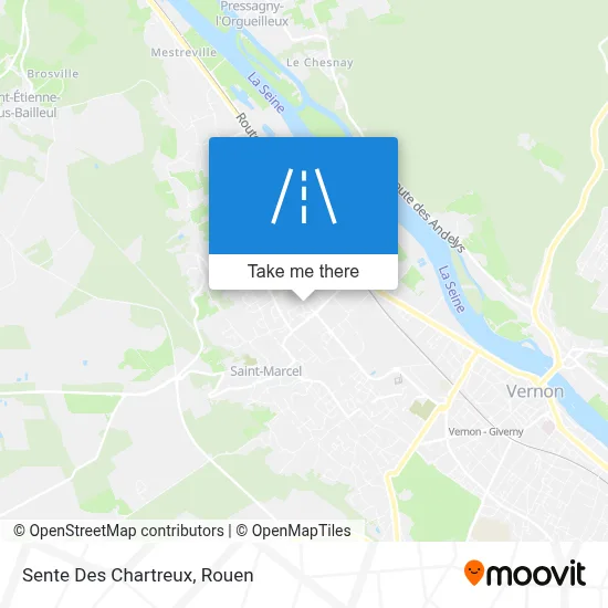 Sente Des Chartreux map