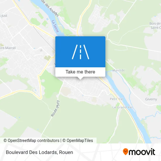 Boulevard Des Lodards map