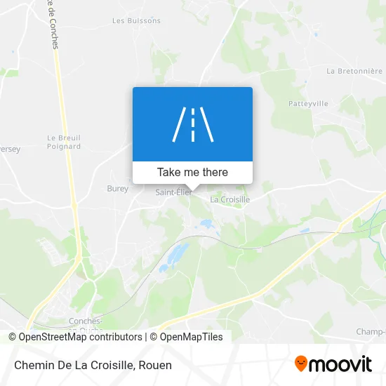 Chemin De La Croisille map