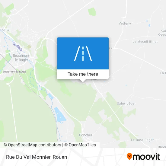 Rue Du Val Monnier map