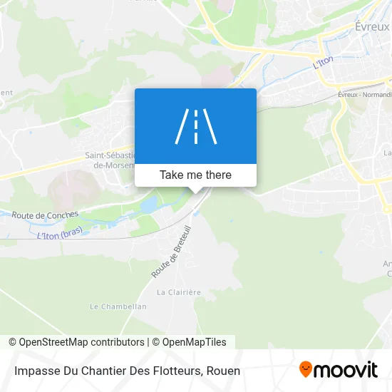 Impasse Du Chantier Des Flotteurs map