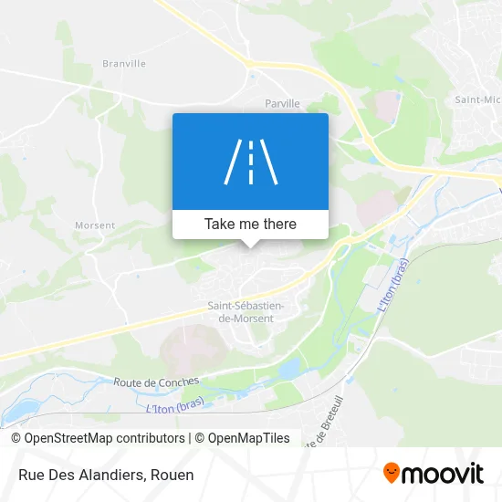 Rue Des Alandiers map
