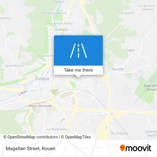 Rue Magellan map