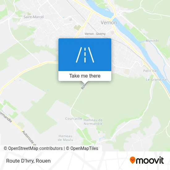 Mapa Route D'Ivry