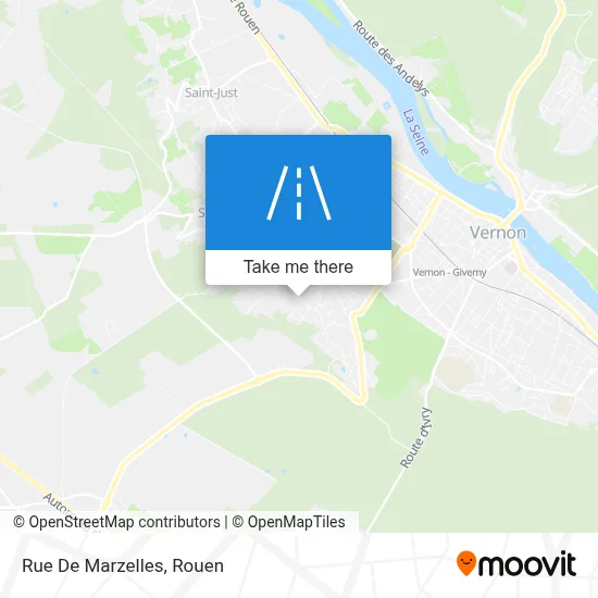 Mapa Rue De Marzelles