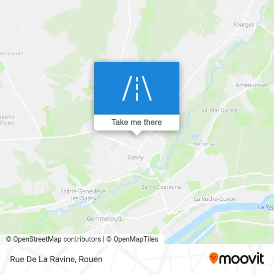 Mapa Rue De La Ravine