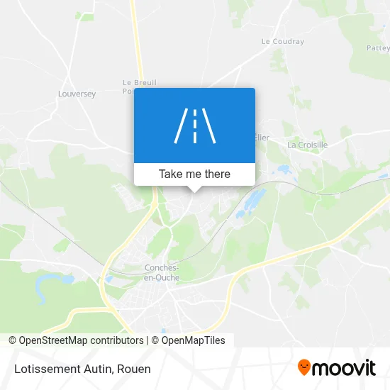 Lotissement Autin map