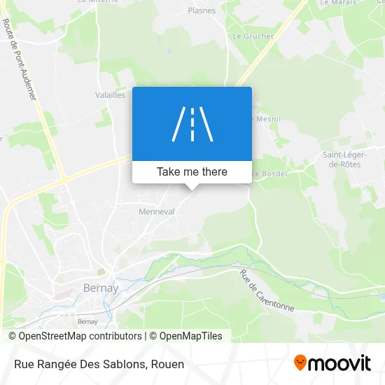 Rue Rangée Des Sablons map