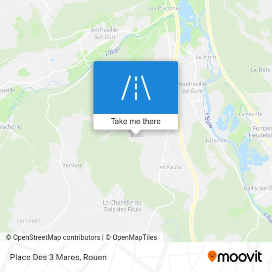 Place Des 3 Mares map