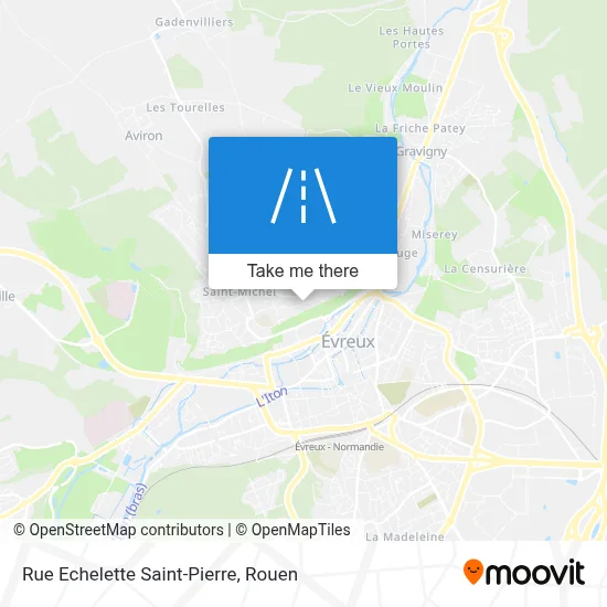 Rue Echelette Saint-Pierre map