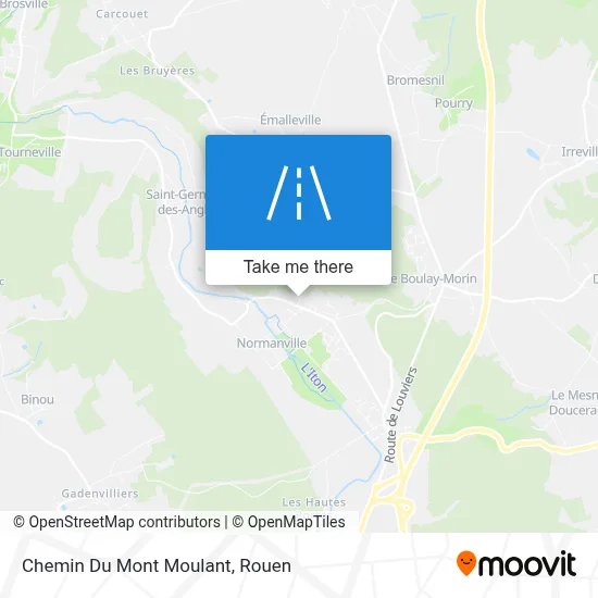 Chemin Du Mont Moulant map