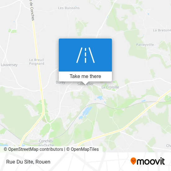 Rue Du Site map