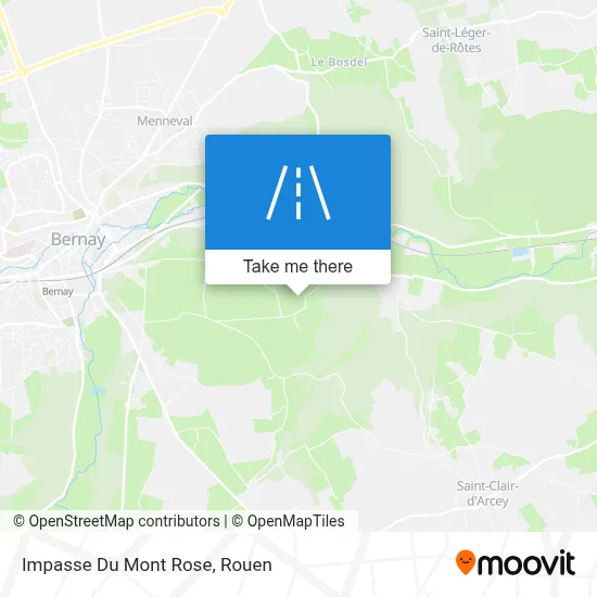 Impasse Du Mont Rose map