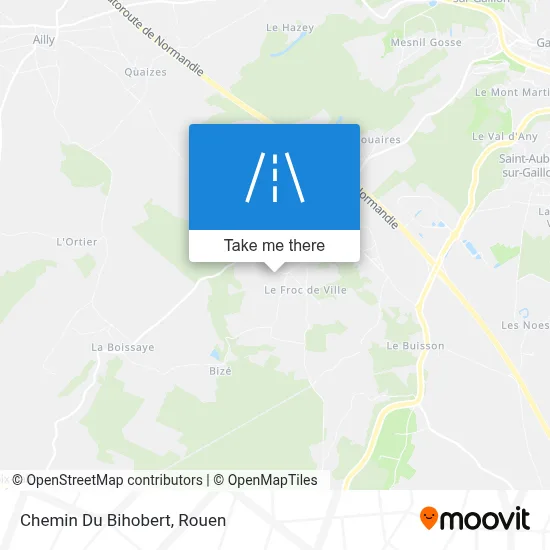 Chemin Du Bihobert map