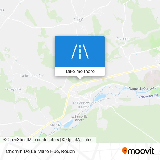 Chemin De La Mare Hue map