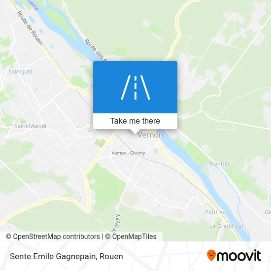 Sente Emile Gagnepain map