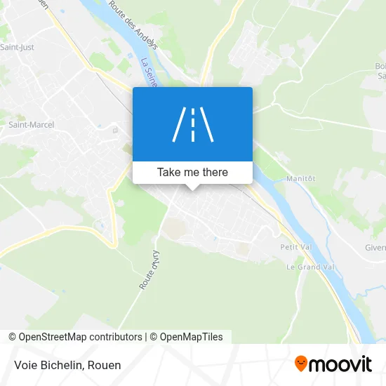 Voie Bichelin map