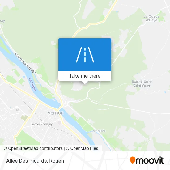 Allée Des Picards map