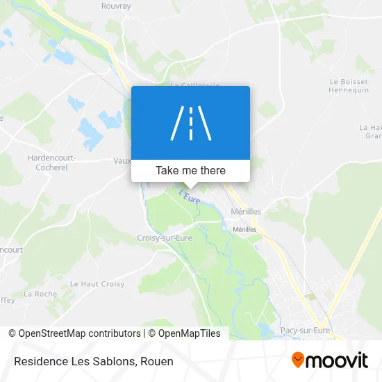Résidence Les Sablons map