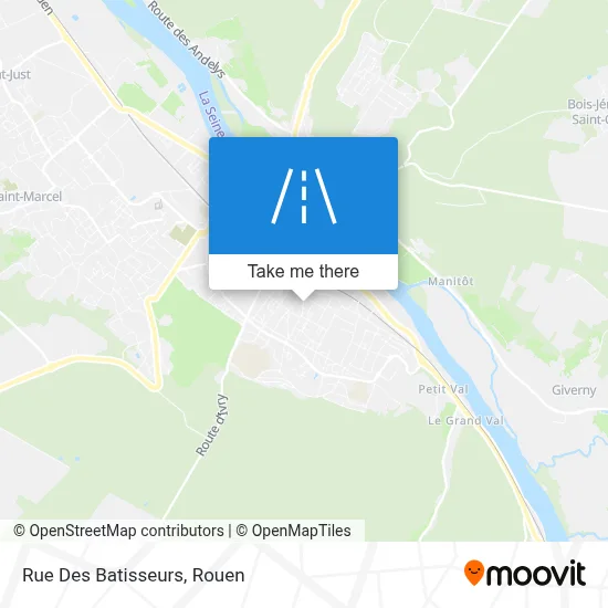 Rue Des Batisseurs map