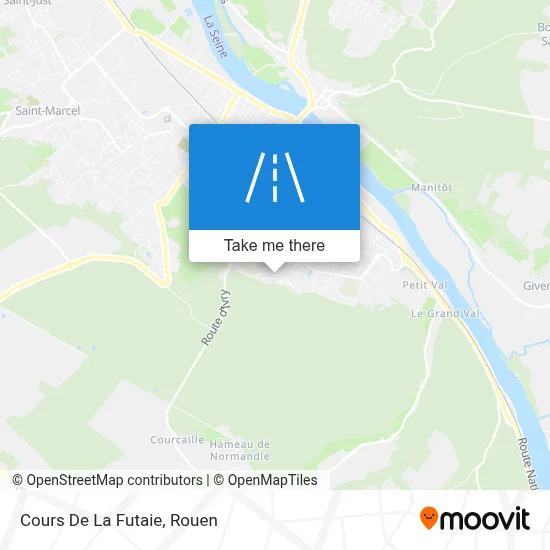 Cours De La Futaie map