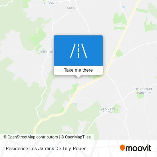 Résidence Les Jardins De Tilly map