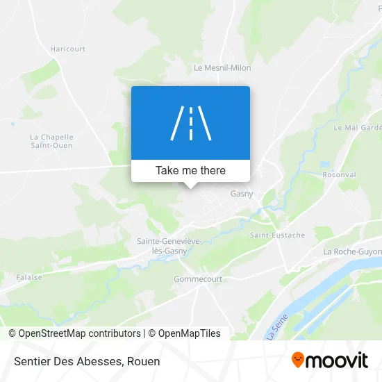 Sentier Des Abesses map