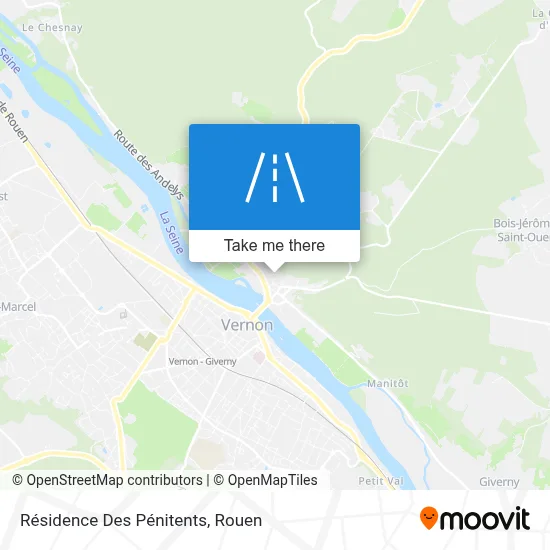 Résidence Des Pénitents map